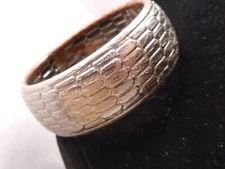 Vintage Metal Bracelet - Silver Tone