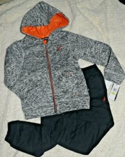 New Nautica Boy's 2 piece - Hooded sweater, Jacket and sweat pants set Size 4