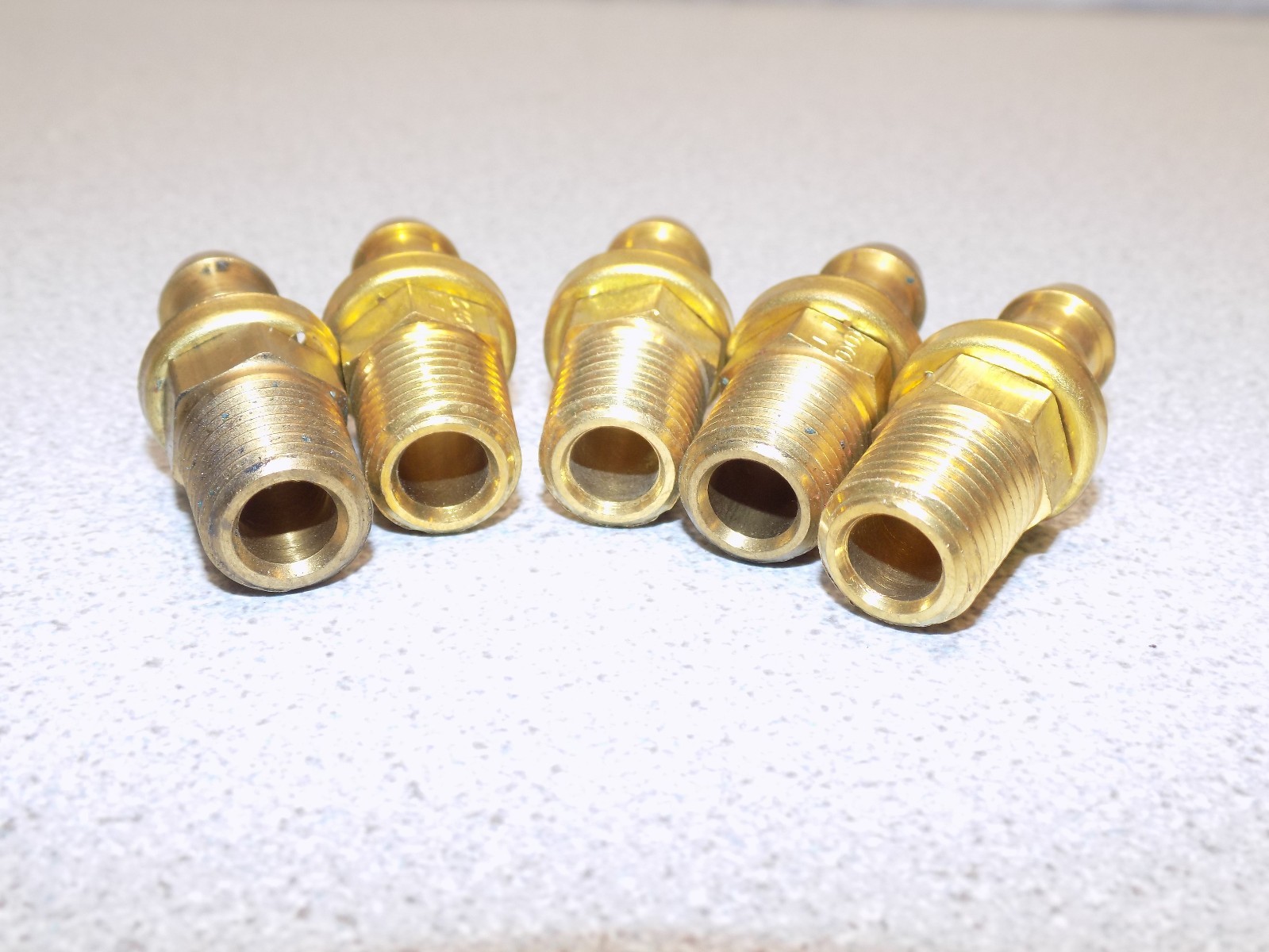 Efield 6-Pack 1/2" PEX X 1/2" Female NPT Drop Ear Elbow Fittings - Lead-Free Brass