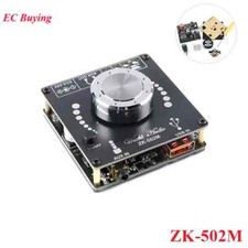 ZK-502M MINI Bluetooth Power Audio Amplifier Board Module, 50WX2 Stereo AMP