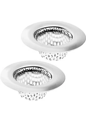 2 Pack - 2.25" Top / 1" Basket- Sink Strainer Bathroom Sink Utility Slop Laun