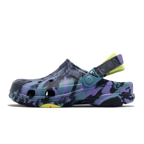 Crocs Classic All Terrain Marbled Clog Navy Multi Men Unisex Sandals  207887-4HQ | eBay