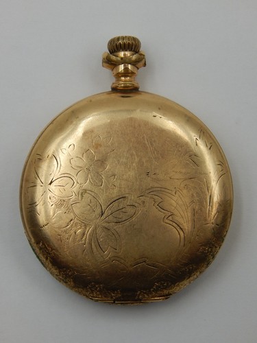 Vintage Elgin Grade 290 Model 6 7j Hand Wind Pocket Watch