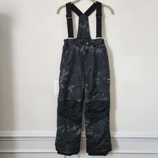 Weatherproof Kids 32 Degree Camouflage Snowboard/Ski Pants Suspender M 10/12