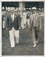 1933 Legendary Hall of Fame Football Coach Amos Alonzo Stagg Press Photo