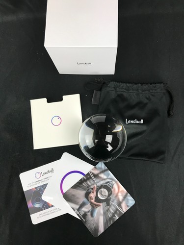 Original Lensball 75mm Clear Crystal Ball Photography Sphere with Bag - Picture 15 of 17