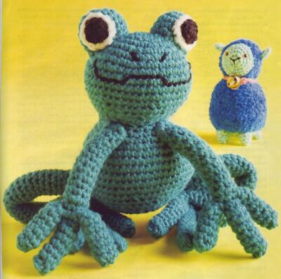 Charming Toy Frog and Sweet Lamb Crochet Pattern Instructions
