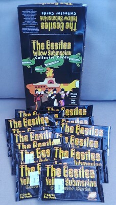 VTG 1999 THE BEATLES YELLOW SUBMARINE COLLECTOR TRADING CARDS W