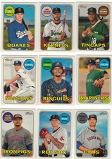 2018 Topps Heritage Minors Glossy #16 Brendon Little Cubs