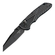 Hogue Deka Folder 3.25″ Wharncliffe Blade Black Cerakote Finish Black G10 24266