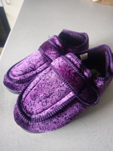 Panda Superior Comfort Womens Size 8 Purple Slippers Multi Ajustable Like New  - Picture 1 of 13