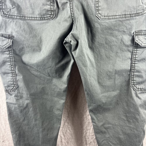 UnionBay Girls Youth Green Elastic Waist Ankle Cut Cargo Jogger Pants Size Large - Picture 14 of 22