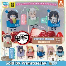 Demon Slayer Decora Pic Pastel Hashira Comp Set Figure Pick Stand Gacha Capsule