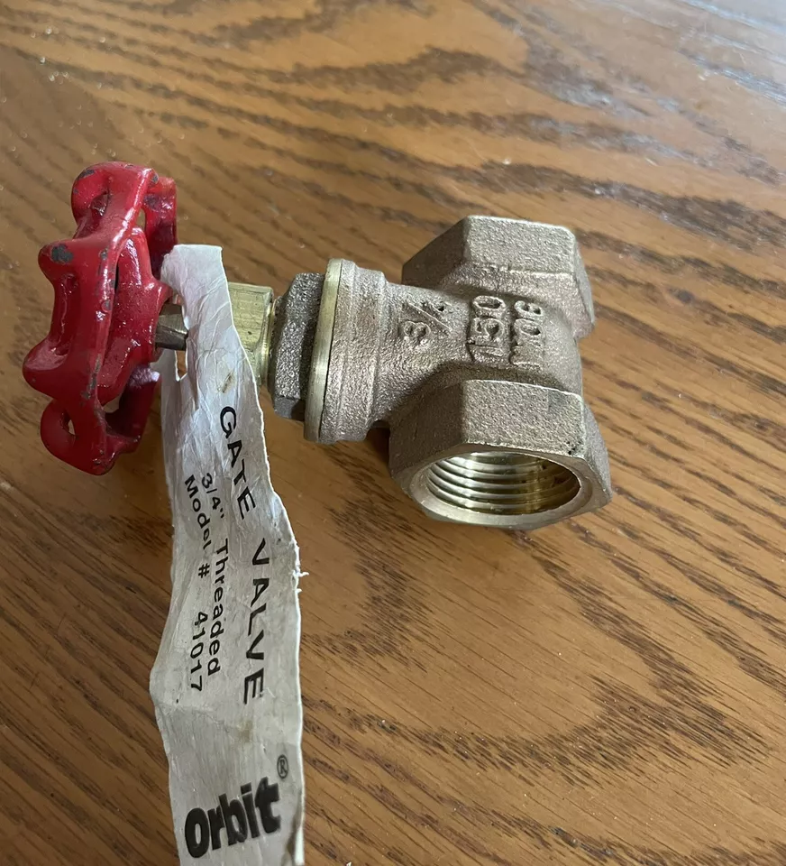 Orbit Brass Gate Valve ¾” Threaded Model 41017 - Image 2 of 4
