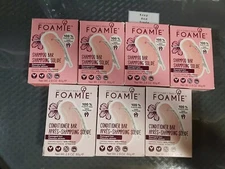 Foamie (4) Shampoo Bar & (3) Conditioner Bar For Damaged Hair 80g Each #L15