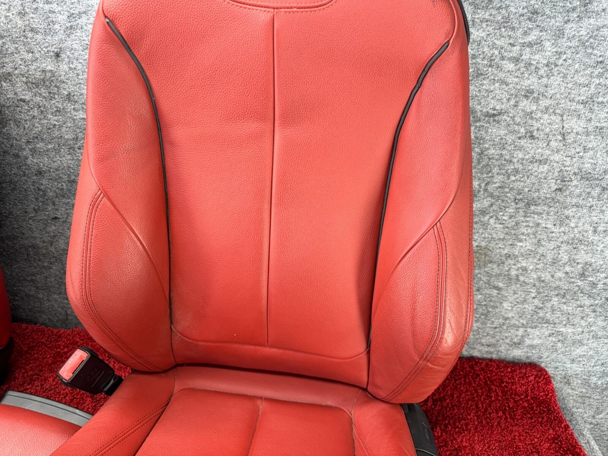 BMW 2014-2021 F23 Full Coral Red Interior Seats Door Panels