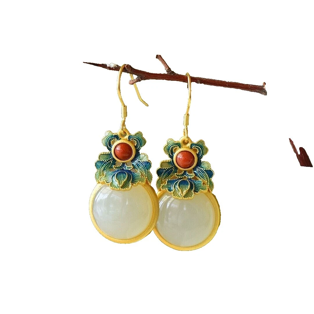 Jade Handcrafted Earrings