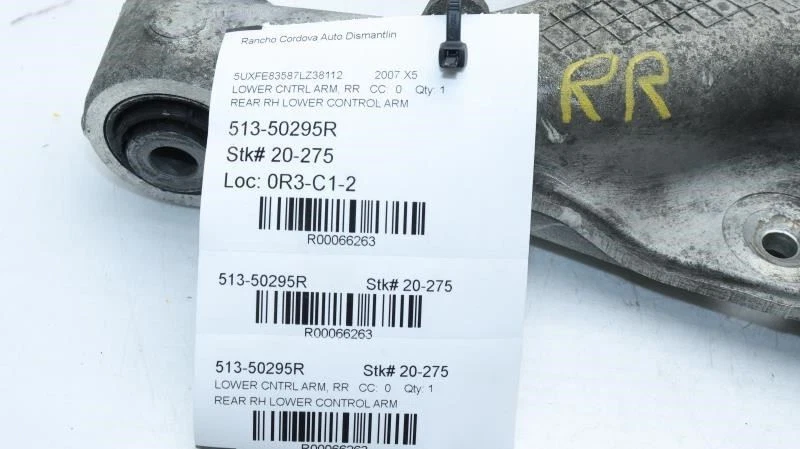 Passenger Right Lower Control Arm Rear Fits 08-19 BMW X6 66263 - Image 2 of 4