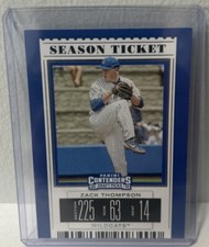 2019 Zack Thompson ROOKIE RC Panini Contenders Draft #25 Season Ticket Variation