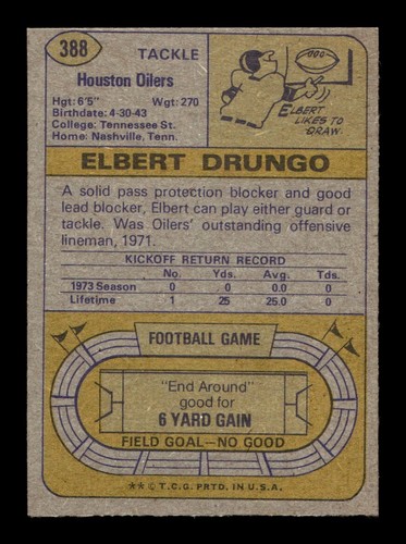 1974 Topps Football 301-528 EX/EX-MT Pick From List All PICTURED ss1 - Picture 109 of 279