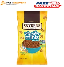 Snyder's of Hanover, Itty Bitty Minis Pretzels, 12 Ounce (Pack of 1)
