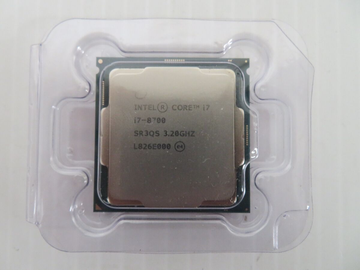 Intel Core i7-8700 3.2GHz CPU Six Core Processor Kaby Lake SR3QS LGA1151 | eBay Intel Core i7-8700 3.2GHz CPU Six Core Processor Kaby Lake SR3QS LGA1151 | eBay