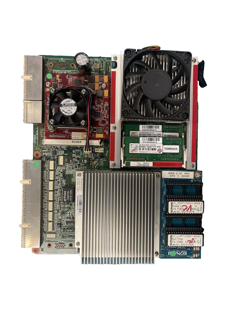 Konami KP3 CPU w/ OEM red video card E6760 TESTED & READY | eBay