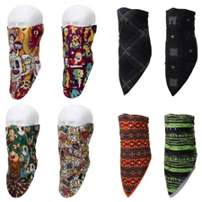 Fleece Half Face Masks Windproof Warmer Scarf Winter Neck Gaiter Face Cover USA