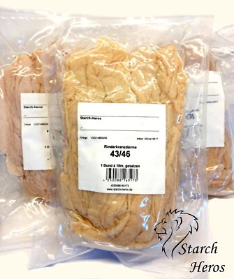 STARCH HEROS Rinder-Kranzdarm/ Fleischwurstdarm/ Rinderdarm/ Wurstdarm/ 43/46/ 18 Meter!!!