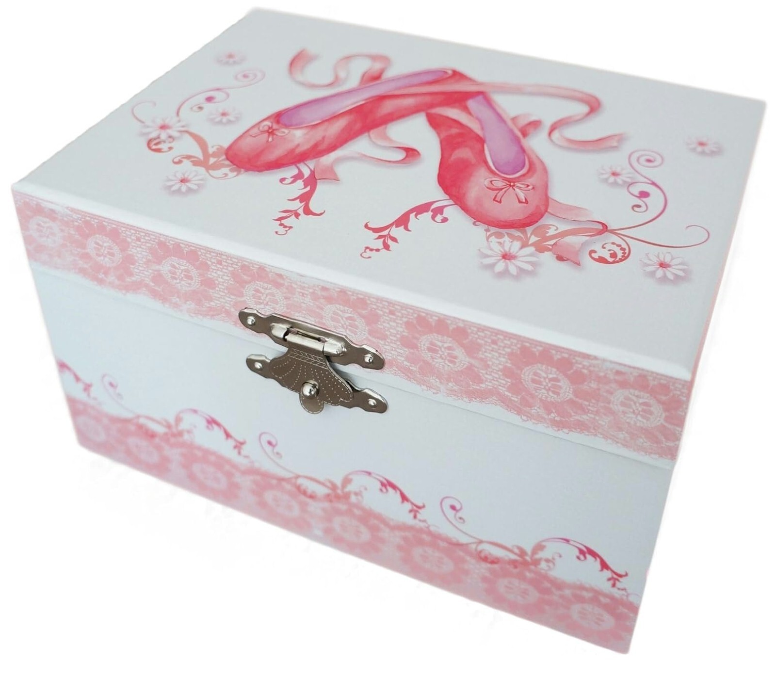 Mele and Co Bethany Ballet Shoes Girl's Musical Jewellery Box MC1325