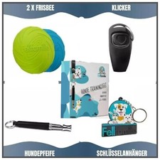 Hunde Training Frisbee  Hundepfeife Wurfscheibe Hundespielzeug  Fellfamilie.