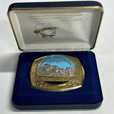 Vintage Mount Rushmore 1941-1991 Golden Anniversary Belt Buckle Limited Edition