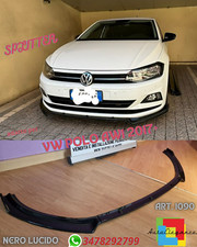 ?VW POLO SPLITTER AW1 2017+ LOOK STANDARD EVO SCHWARZ GLÄNZEND?