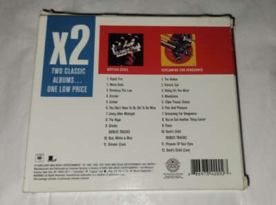 X2 (British Steel/Screaming for Vengeance) by Judas Priest (CD 
