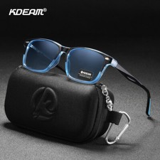 KDEAM TR90 Square Polarized Sport Sunglasses Men Women Driving Fishing Glasses