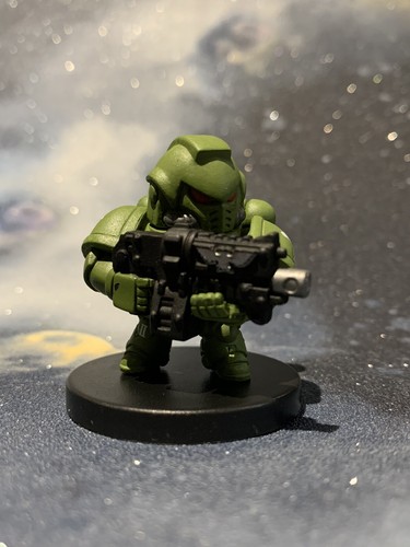 Warhammer 40k Bandai Chibi Space Marine Raptors New Free P&P
