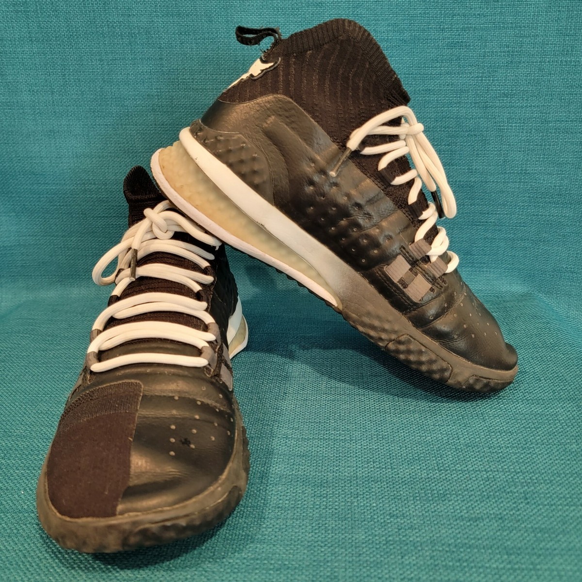 Under Armour Project Rock 1 Shoes Mens Size 8.5 Black White Training 3020788-001 Under Armour Project Rock 1 Shoes Mens Size 8.5 Black White  main image 3