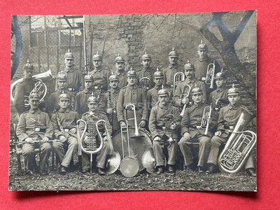 Foto, Wk1, Grenadier Regt. Nr. 4, Kapelle in Striegau Polen, D/108