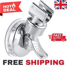 Adjustable Bracket Suction Shower Head Handset Holder Kit Bathroom Wall Mount