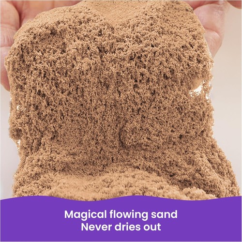 Kinetic Sand 2.5 kg - Original Magic from Sweden, Natural Brown, Known from Nurs - Picture 2 of 8