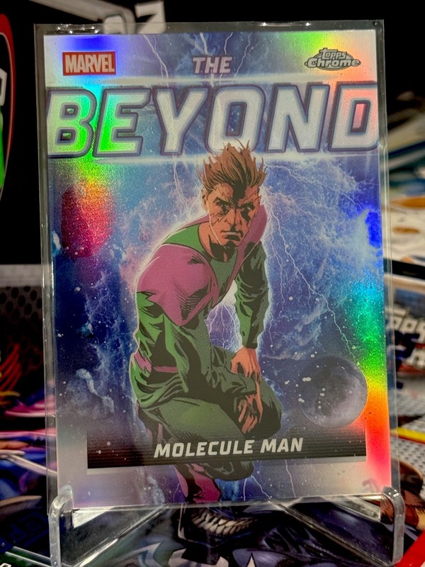 2026 Topps Chrome Marvel The Beyond Molecule Man Refractor SP Insert #TB-02