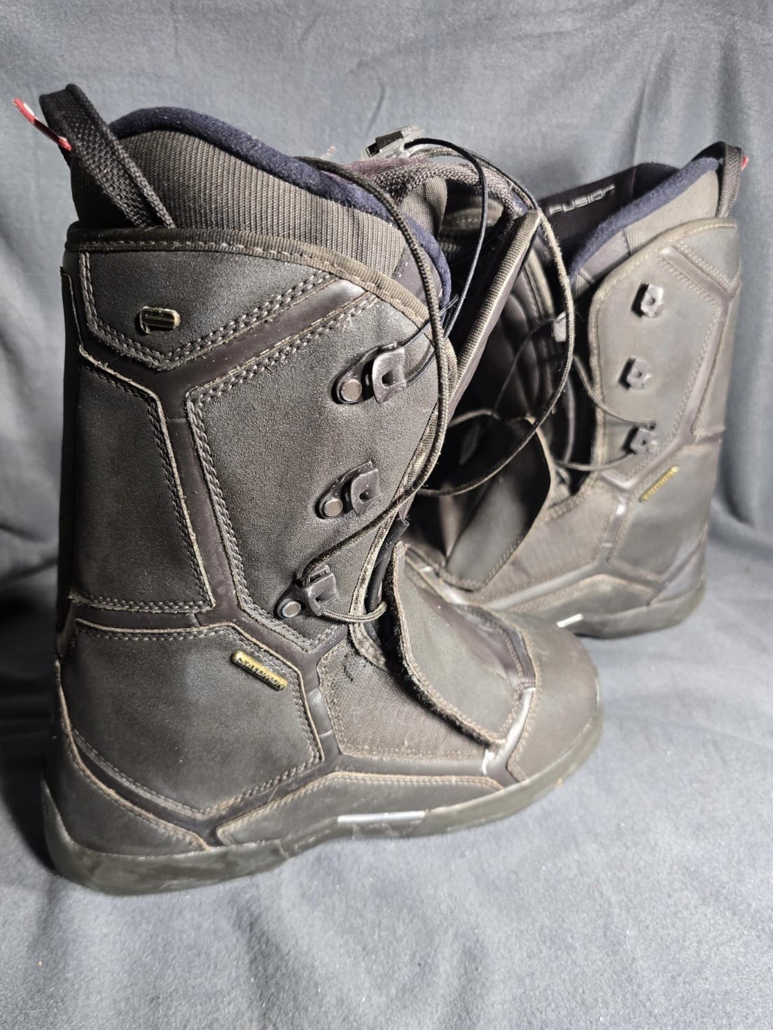 Stivali da sci snowboard Salomon Fusion SELF 3 invernali neri Uomo 10 US 44 EU