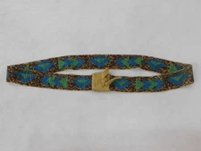 Antique/ Vintage Handmade Native American Beaded Belt Sash Arrow Design 23"