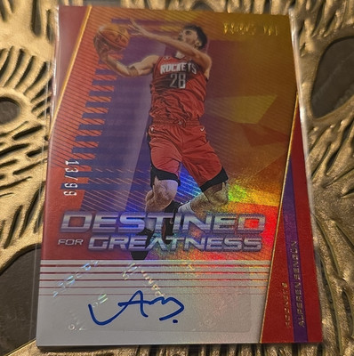 Panini 2022-23 Recon Alperen Sengun Destined Signatures Red Auto /99