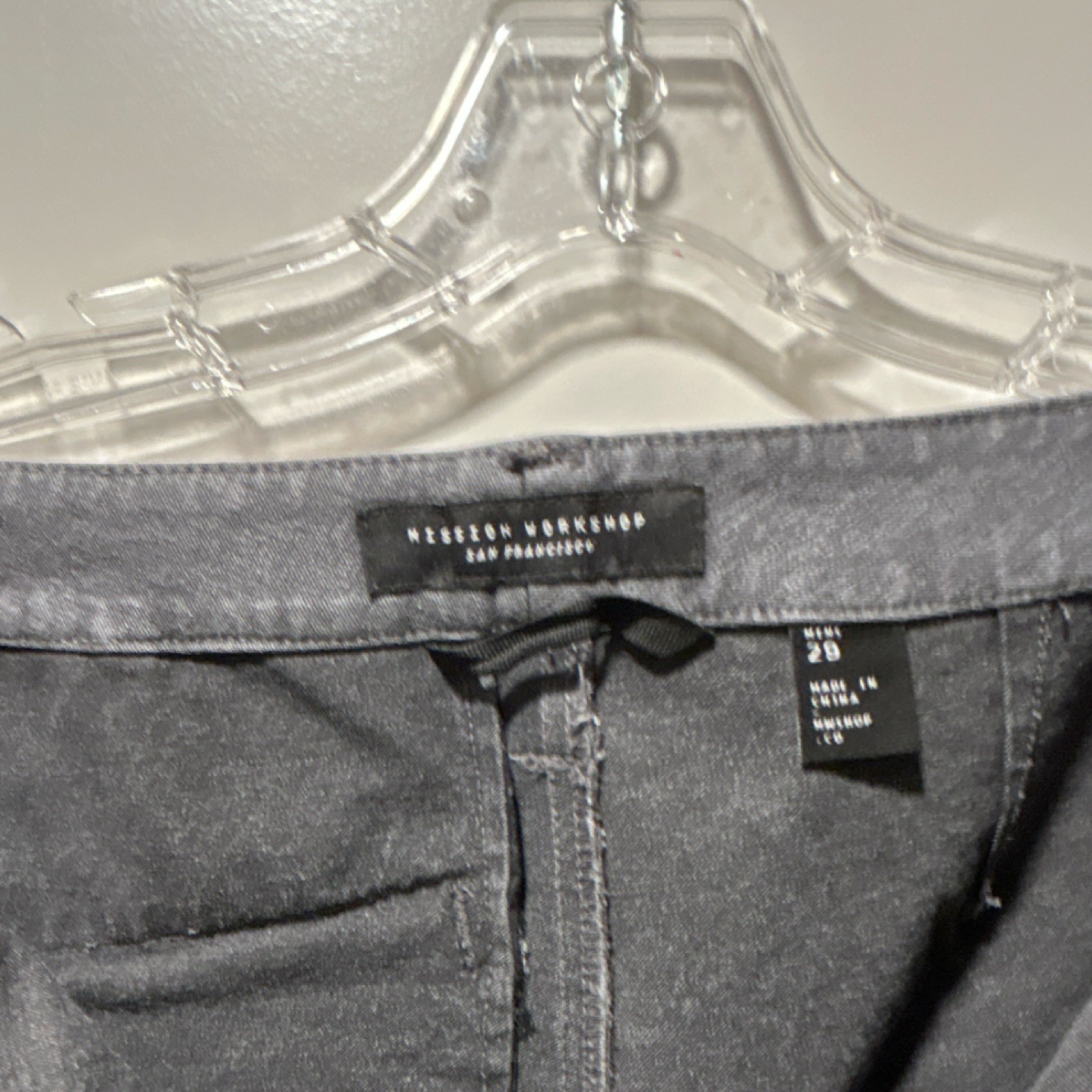 Mission Workshop Men’s Gray Solid Regular Pants S… - image 2