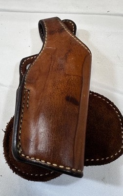Right Hand Bianchi # 57L Medium Auto Brown Leather Handgun Paddle