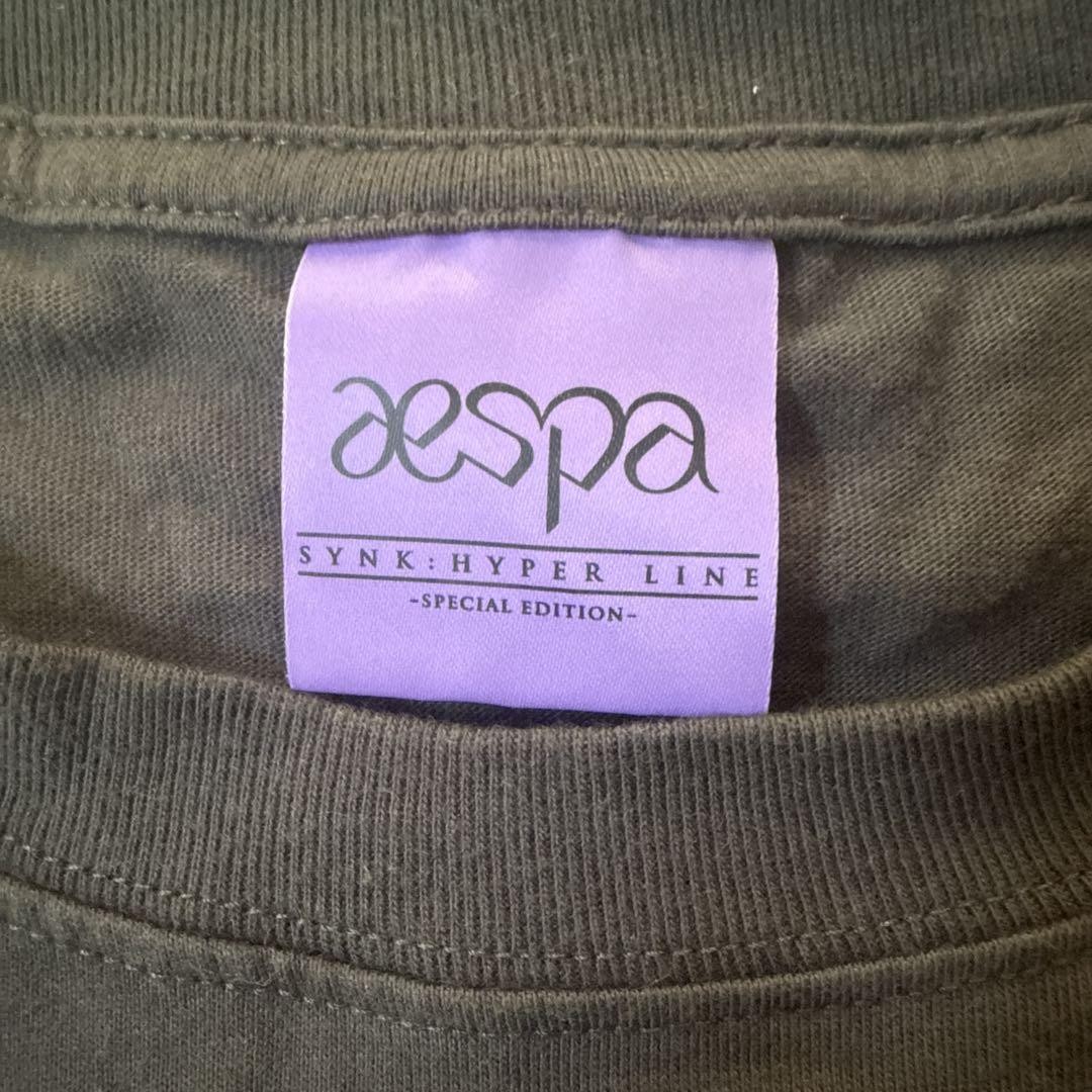 Aespa Synk Hyper Line T-Shirt L Photo Card Holder | eBay