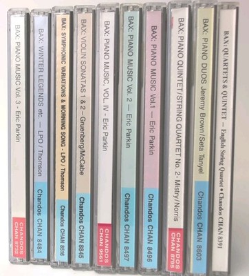 Arnold Bax Collection 10 CD Lot Chandos Eric Parkin English String Quartet McCab