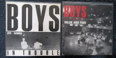 Vinyl  7''  Single Sammlung - 2 St.  -  BOYS IN TROUBLE -
