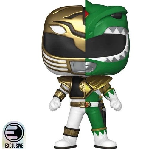 Funko Pop! Power Rangers #1750 Green/White Ranger LE 9500 EE Exclusive 